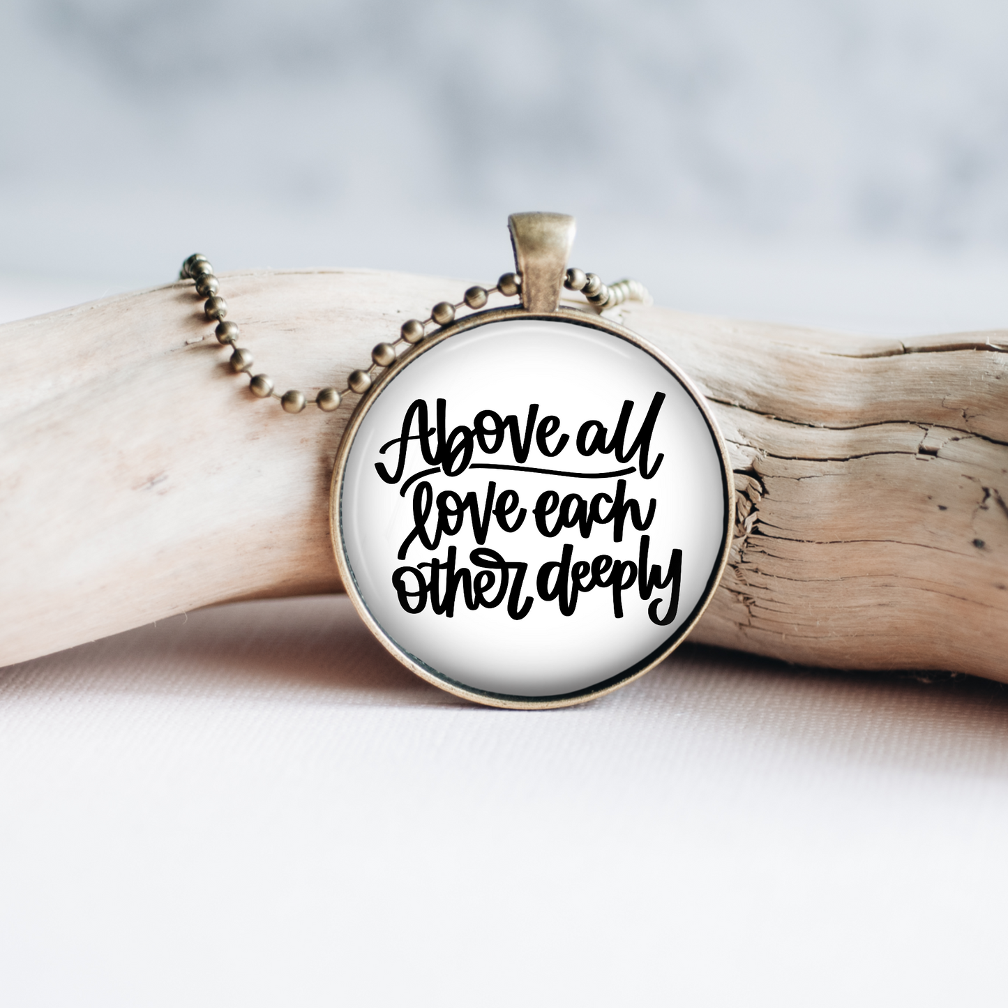 Necklace | Above All Love Each Other Deeply