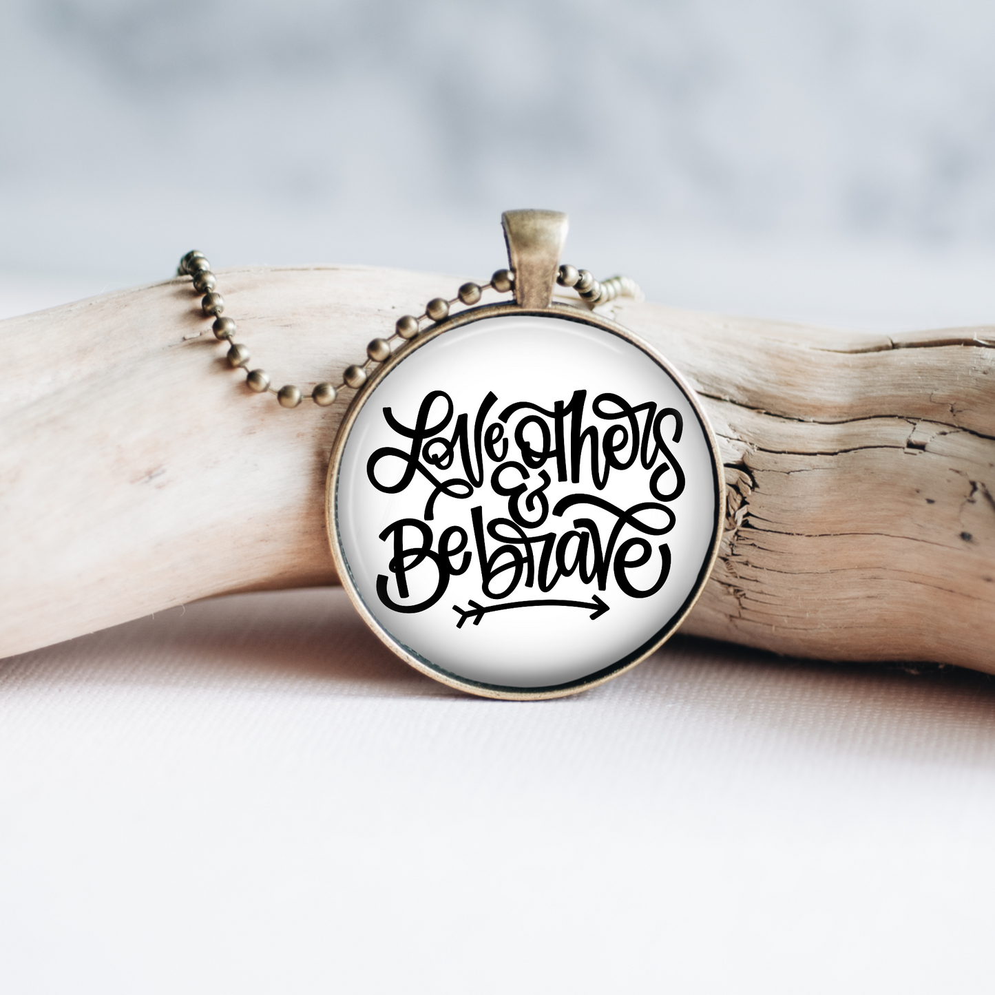 Necklace | Love Others and Be Brave