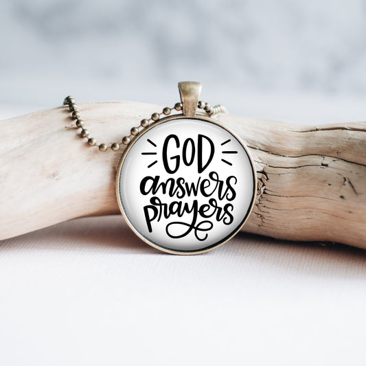 God Answers Prayers Necklace