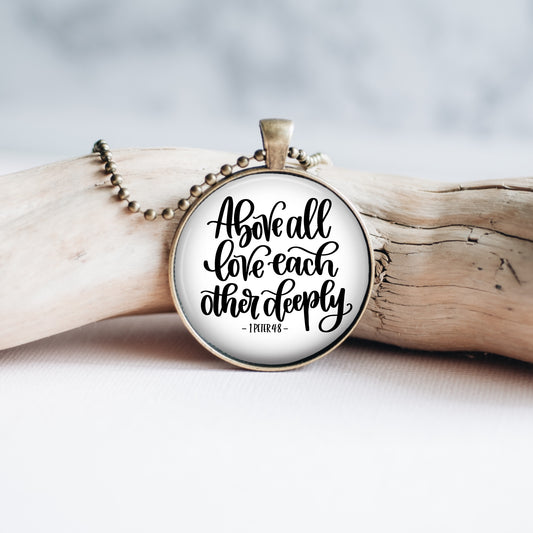 Love Each Other Deeply Necklace