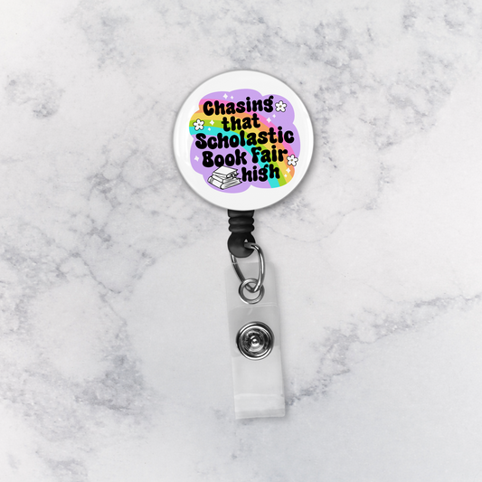 Badge Reel | Chasing That Scholastic Book Fair High