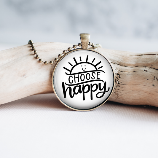 Necklace | Choose Happy