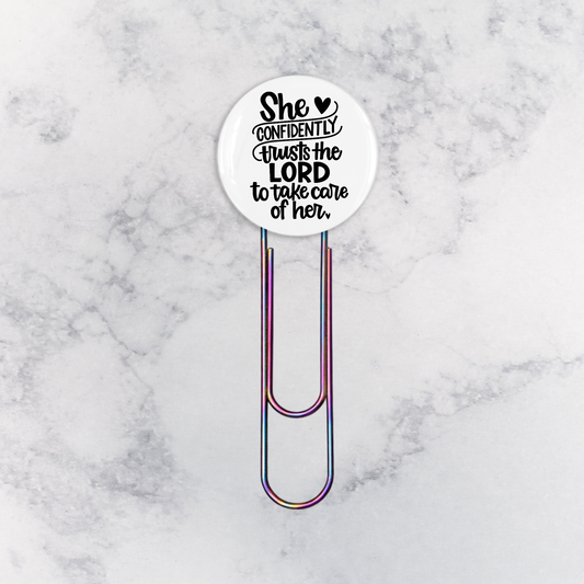 Bookmark | She Confidently Trusts the Lord to Take Care of Her