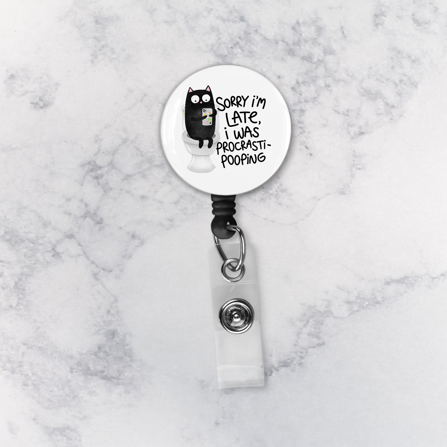 Badge Reel | Sorry I'm Late, I was Procrasti-Pooping