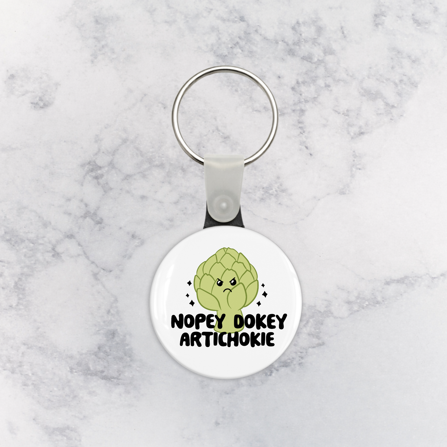 Keychain | Nopey Dokey Artichokie