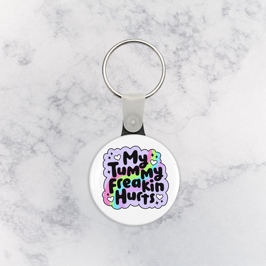 Keychain | My Tummy Freakin Hurts