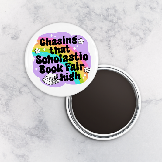 Magnet | Chasing That Scholastic Book Fair High