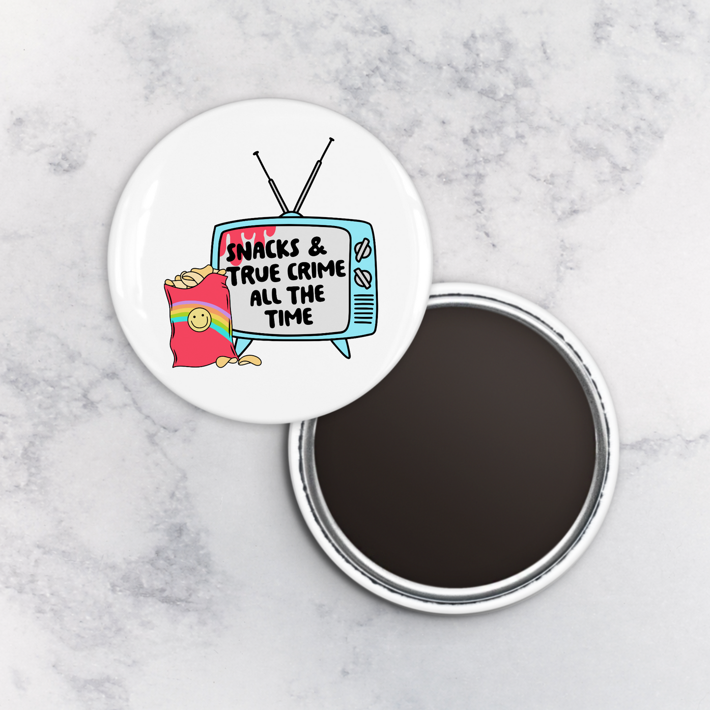 Magnet | Snacks and True Crime All the Time