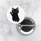 Pinback Button | Middle Finger Cat