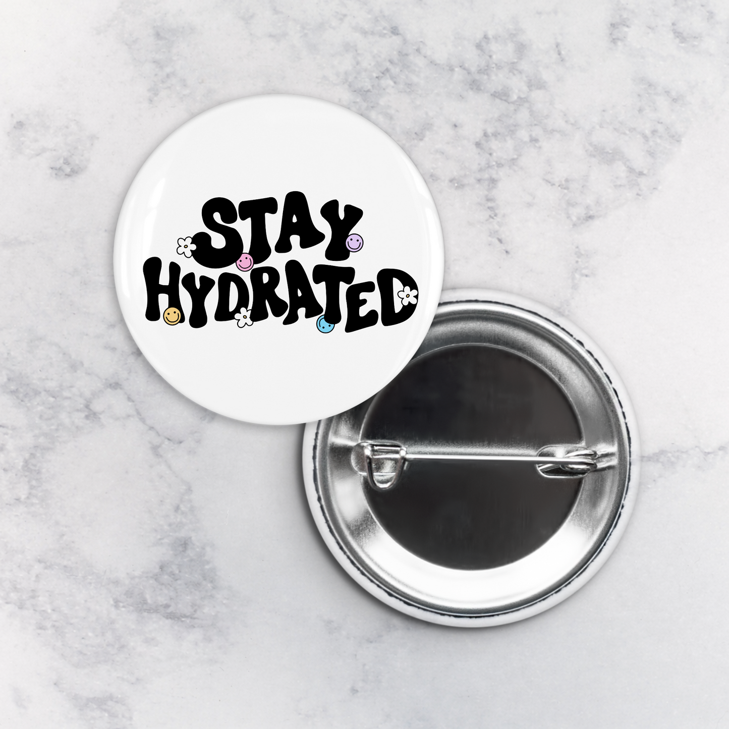 Pinback Button | Stay Hydrated