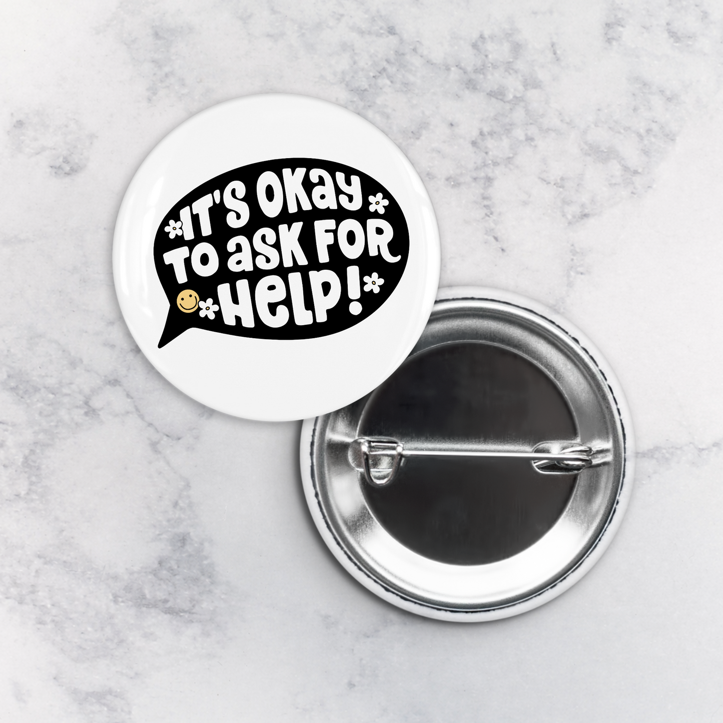 Pinback Button | It's Ok to Ask for Help