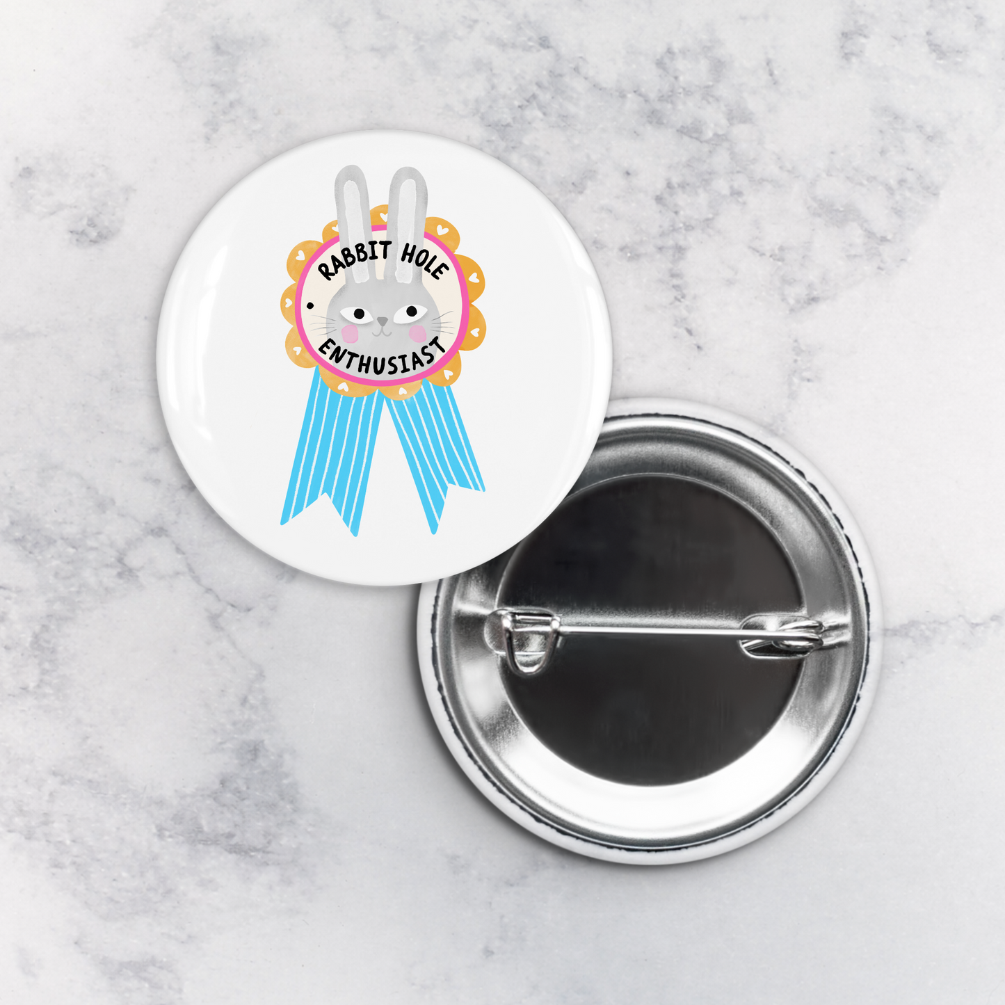 Pinback Button | Rabbit Hole Enthusiast