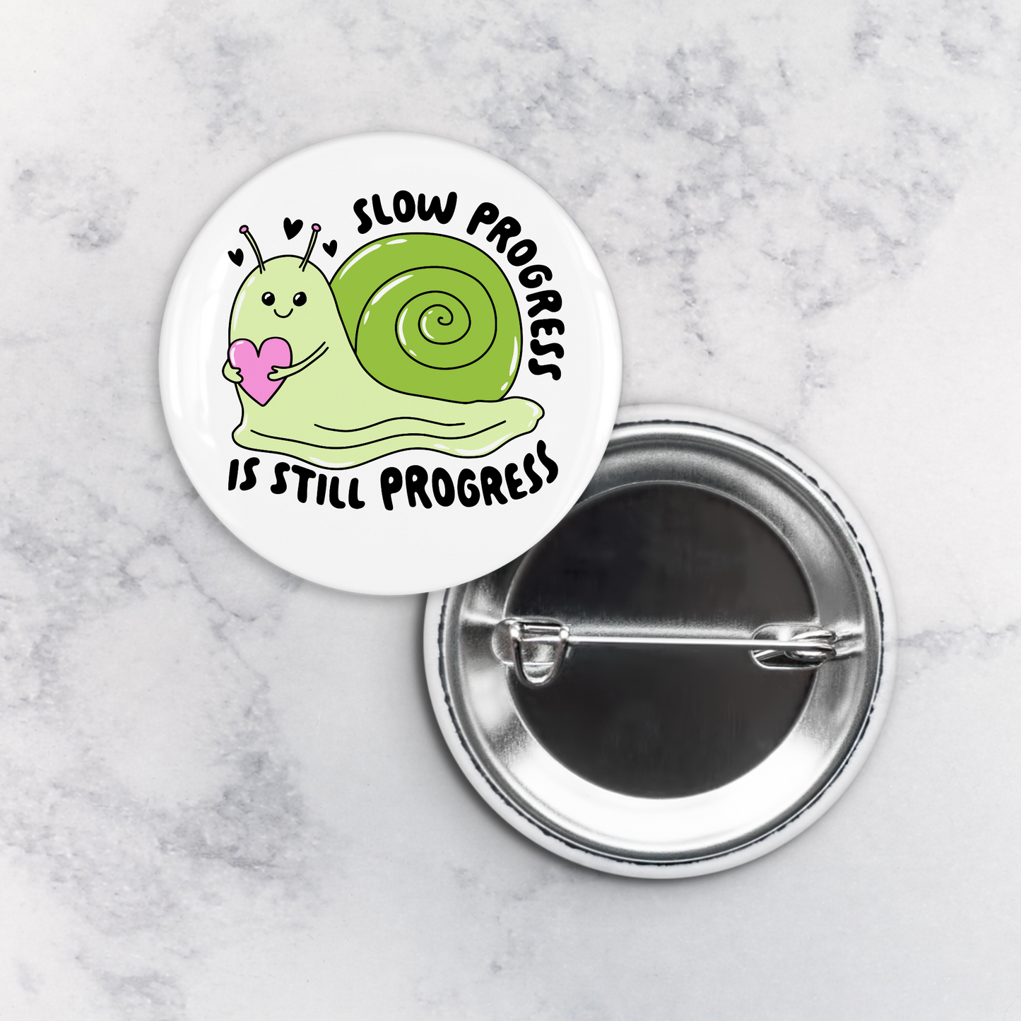 Pinback Button | Slow Progress is Still Progress