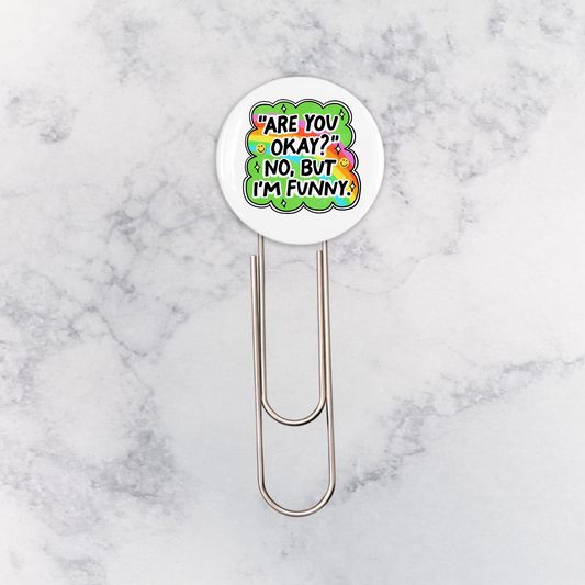 Bookmark | Are You Okay? No, but I'm Funny