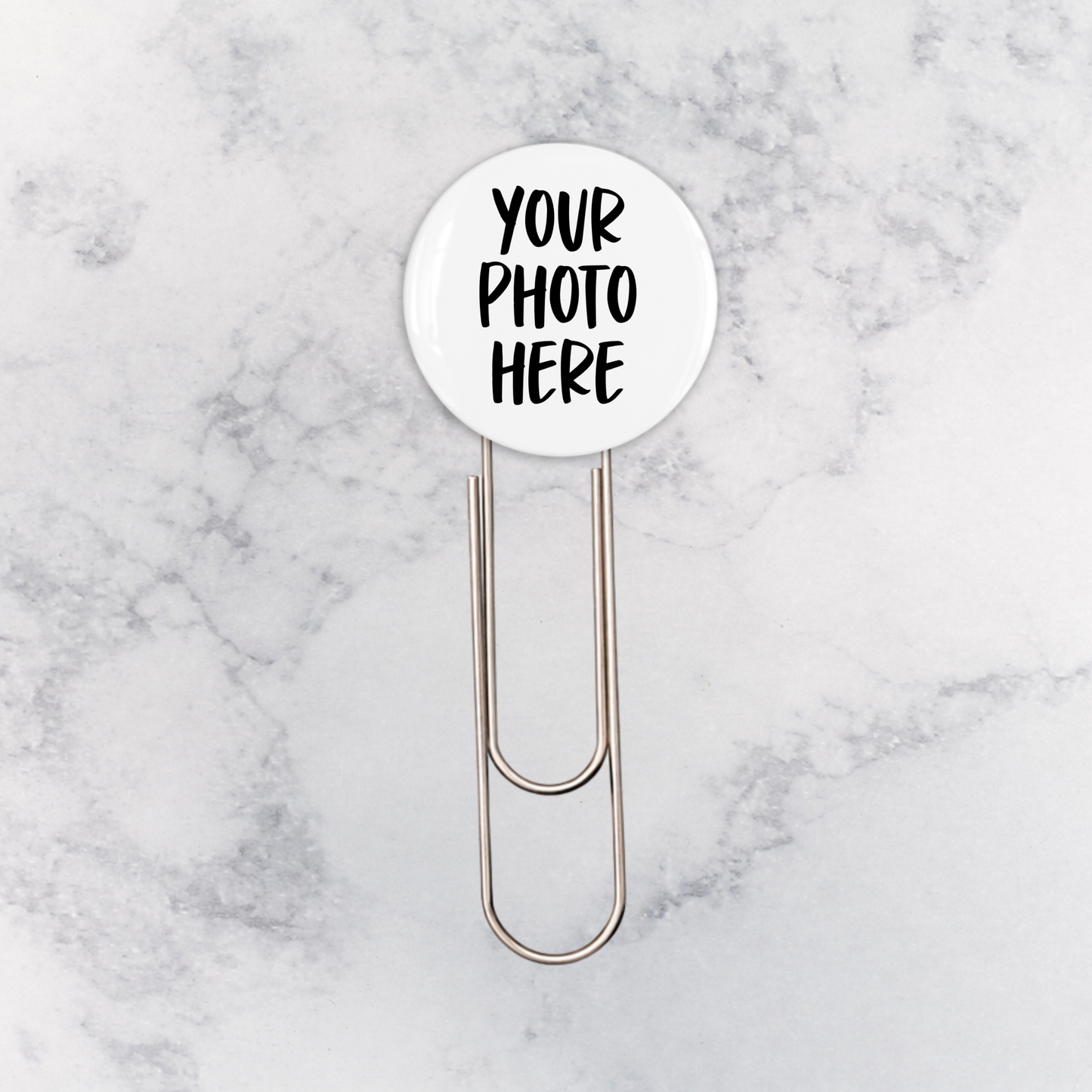 Custom Photo Silver Bookmark