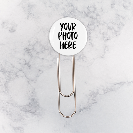 Custom Photo Silver Bookmark